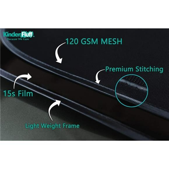 Car Window Shade (4Pack)- Car Window Shade for Baby- Car Seat Sun Protection - Picture 5 of 6